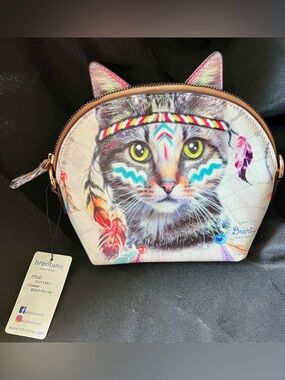 Brentano Boho Cat Crossbody Bag